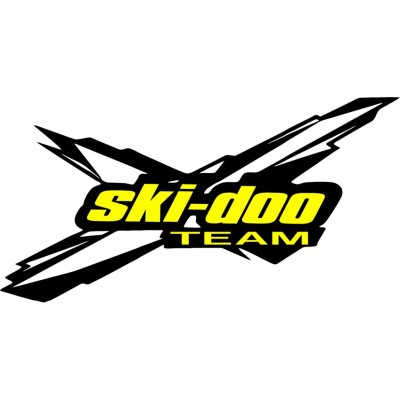   9'' Ski-Doo Team  Décalque Vinyle Achetez en 2 Recevez 3ieme Gratuit